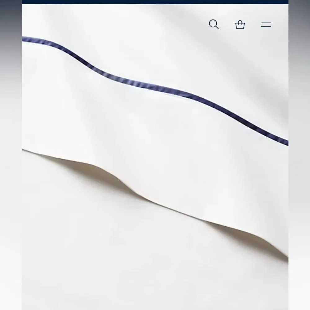 - Organic Cotton Percale Palmer Sheeting One Queen Flat Sheet